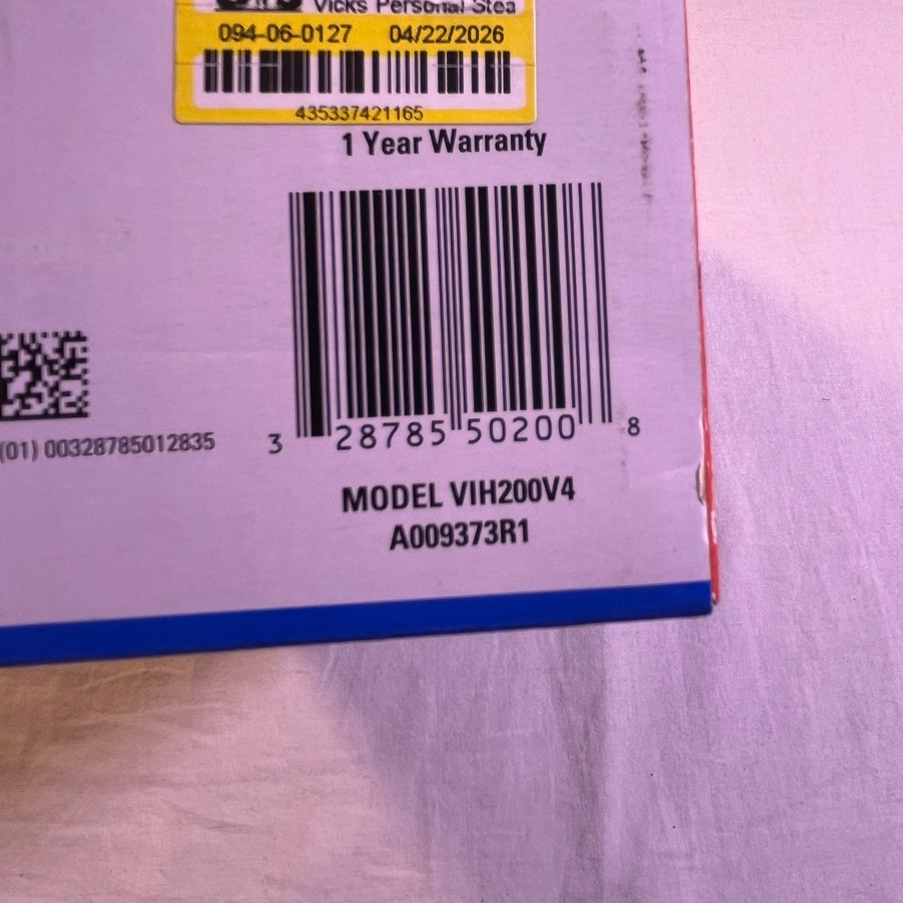 Vicks Sinus Inhaler Personal Steam Relief VIH200V4 White Open Box Item - Picture 6 of 10